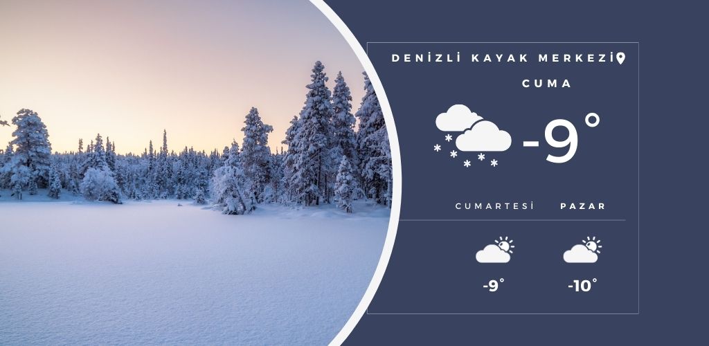 Denizli kayak merkezi bozdağ hava durumu Denizli kayak merkezi bozdağ hava durumu